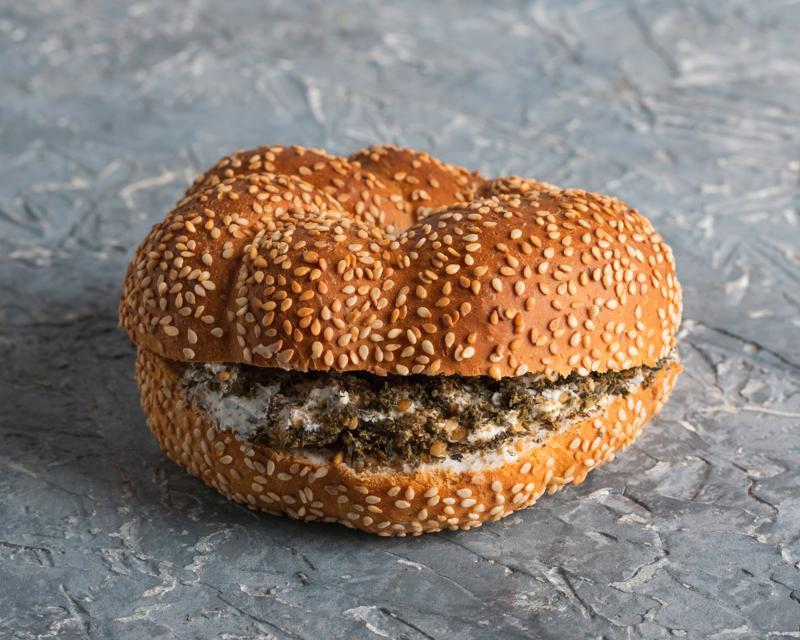 Labneh and Zaatar Simit
